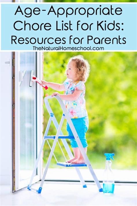 Age Appropriate Chore List For Kids Resources For Parents