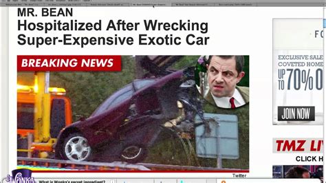 The hoax video appears to have resurfaced from july of 2017 when it first sparked fears that atkinson had died. mr bean accident- some of footage revealved - YouTube