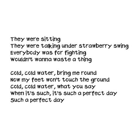 Coldplay Strawberry Swing Lyrics Coldplay Lyrics Wise Quotes