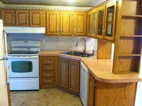 Look at these kitchen cabinets for mobile homes. Roughly $150 kitchen makeover (mobile home) painting fake ...