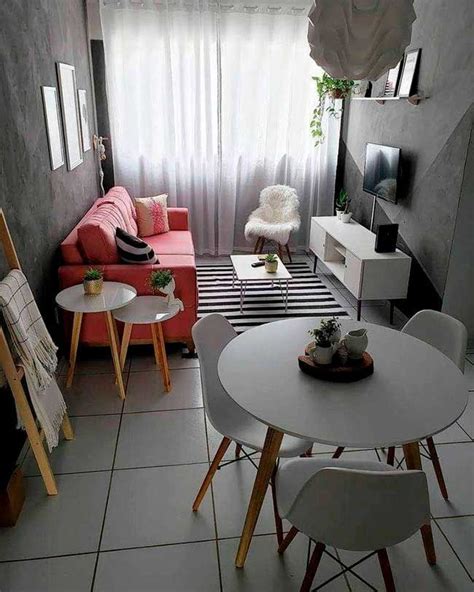 Sala Y Comedor En Pequeños Espacios Sala De Apartamento Pequeño