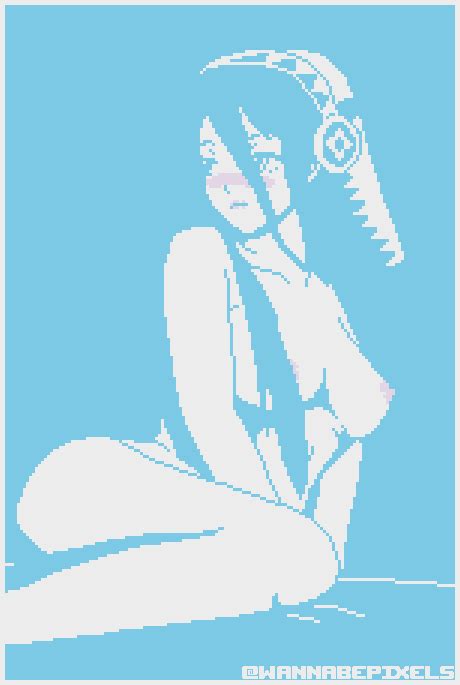 Wannabepixels Girl Breasts Long Hair Nude Pixel Art Image View Gelbooru Free Anime