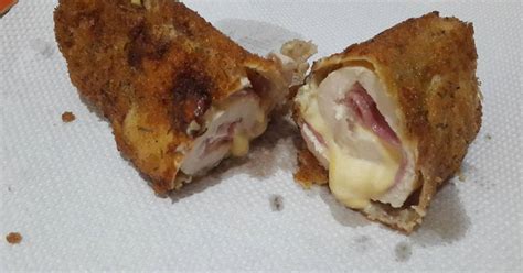 The recipe here is for a baked chicken cordon bleu, which is perhaps a bit healthier and easier then frying the breaded chicken and ham. Resep Chicken Cordon Bleu aroma rempah oleh T1n4 P4w4r4n9 ...