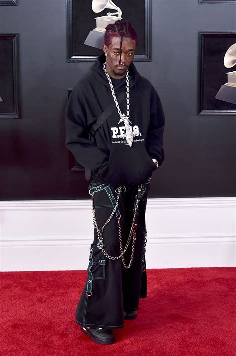 Lil Uzi Vert Wears Baggy Rave Pants On The 2018 Grammy Awards Vogue