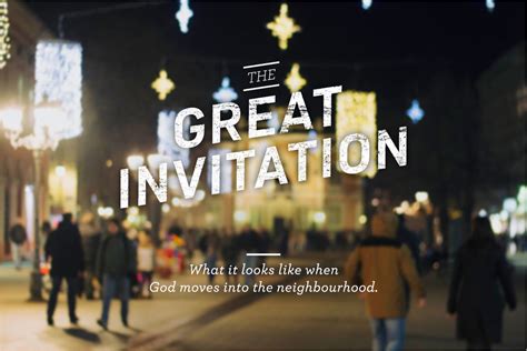 The Great Invitation Coast Hills Community Church
