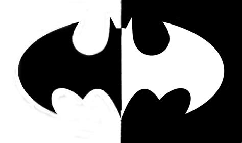 Pics For Black And White Batman Logo Clip Art Library
