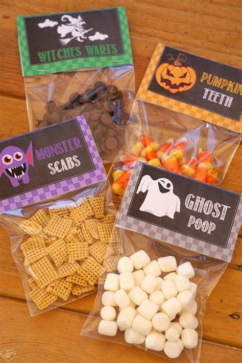 These crowd pleasers make great halloween gifts for teachers and are a scream for the children in the classroom as well! Halloween goodie bags · The Typical Mom