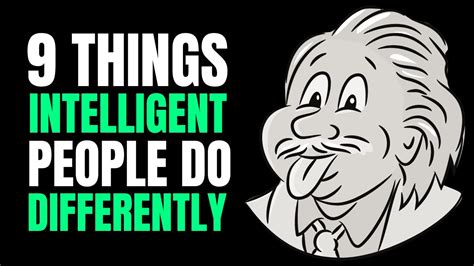 9 Weird Things Highly Intelligent People Do Differently Youtube