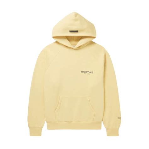 Fear Of God Essentials Pullover Hoodie Gray Essentials Hoodie