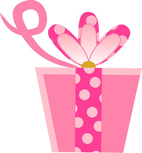 Clipart Baby Birthday Clipart Birthday Presents Pink Clipart In