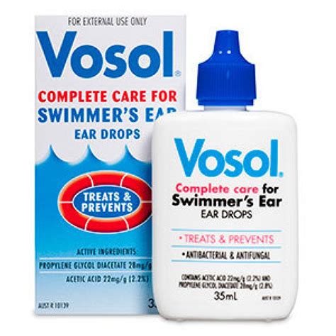 Swimmers Ears Otitis Externa Vosol Swimmers Ear Ear