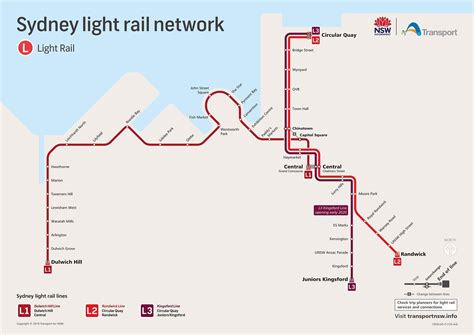 Sydney trains network map image file. Trip Tap Go's Guide to Sydney's Light Rail Network - Trip ...
