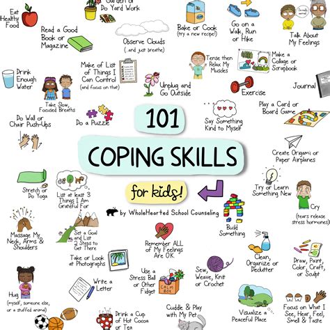 101 Coping Skills For Kids A Free List Of Helpful Self Regulation