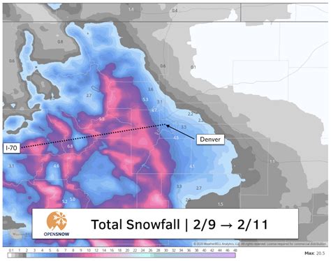 Heavy Bands I 70 Daily Snow Forecast Opensnow