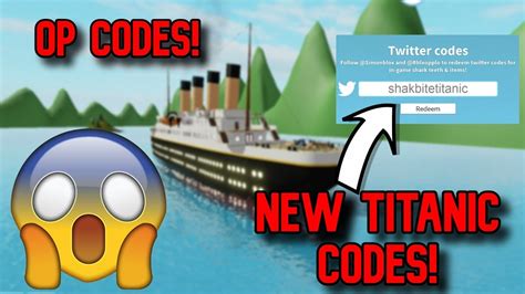 Roblox Titanic Code Never Expires Youtube Roblox Kkk  My Xxx Hot Girl