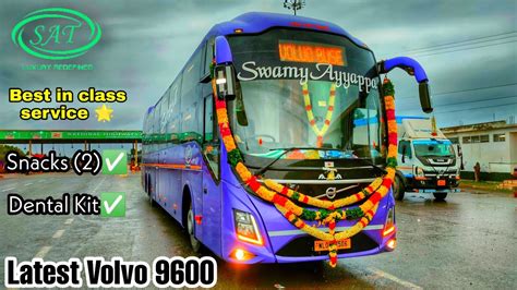 Indias 1st Volvo 9600 Sleeper Bus Journey 🇮🇳 Coimbatore To Hyderabad