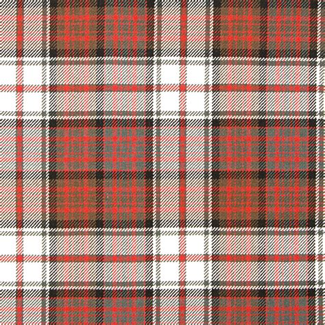 Macdonald Dress Weathered Heavy Weight Tartan Fabric Lochcarron Of