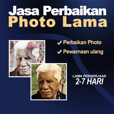 Jual Jasa Perbaikan Photo Lama Jasa Restorasi Foto Lama Shopee Indonesia