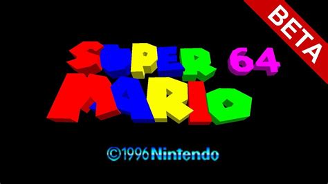 Super Mario 64 Beta Youtube