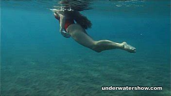 Julia Is Swimming Underwater Nude In The Sea XNXX COM