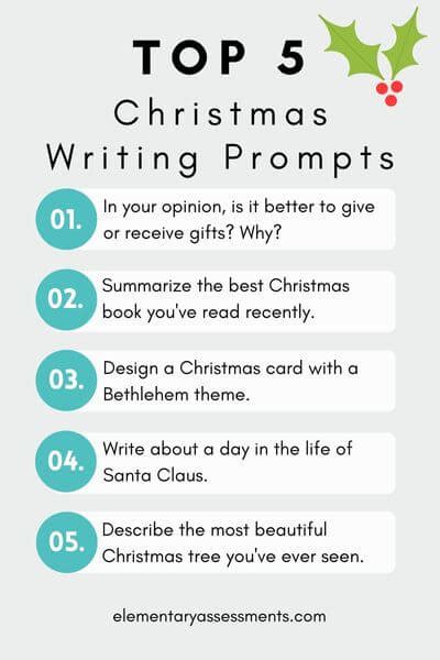 61 Great Christmas Writing Prompts