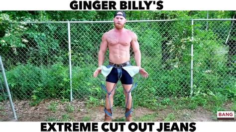 Comedian Ginger Billy Extreme Cut Out Jeans Lol Funny Comedy Laugh