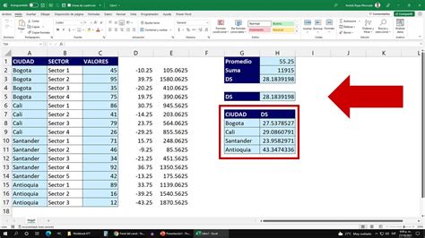 ¡aprende Cómo Calcular La Desviación Estándar En Excel De Manera Fácil