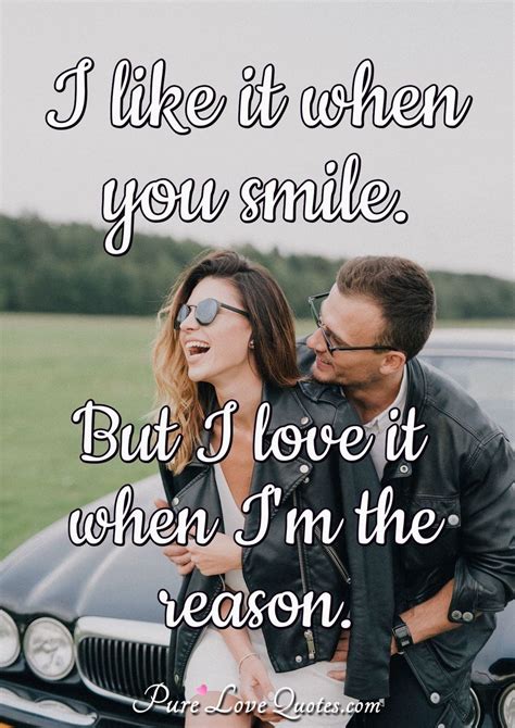 I love your smile is a song by american singer shanice, released in 1991 as the lead single from her second studio album inner child (1991). I like it when you smile. But I love it when I'm the ...