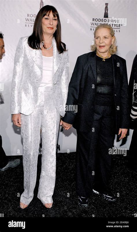 Anjelica Houston And Lauren Bacall Attend The Rodeo Drive Walk Of Style Award Honoring Renowned