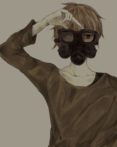 28 Gas Mask Anime Ideas Gas Mask Anime Anime Boy
