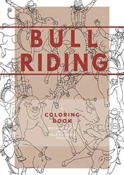 ↘ebook Pdf Bull Riding A Coloring Book Bucking Bulls With Male