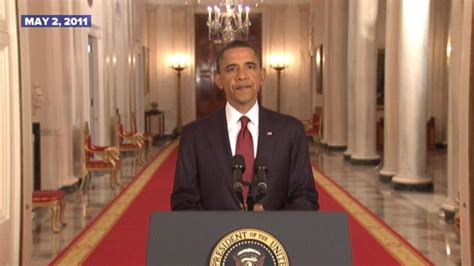 President Obama Announces the Death of Osama bin Laden in 2011 Video ...