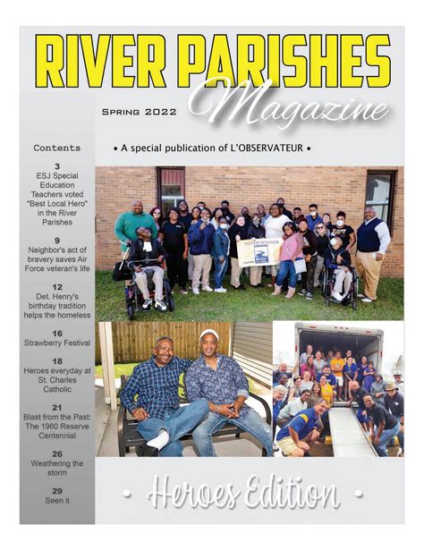 Spring 2022 River Parishes Magazine By Lobservateur Issuu