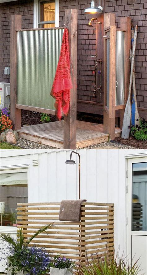 32 Beautiful Diy Outdoor Shower Ideas Creative Designs Plans On How To