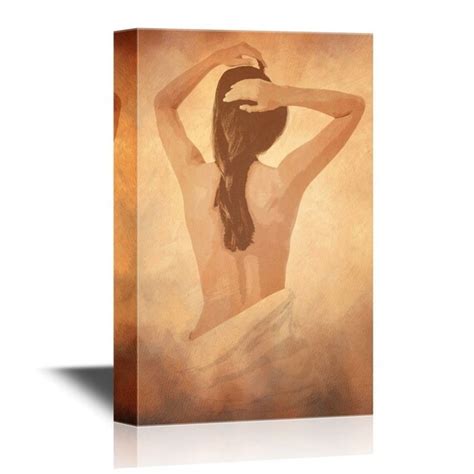 Wall26 Canvas Wall Art Back View Of A Sexy Woman Ready