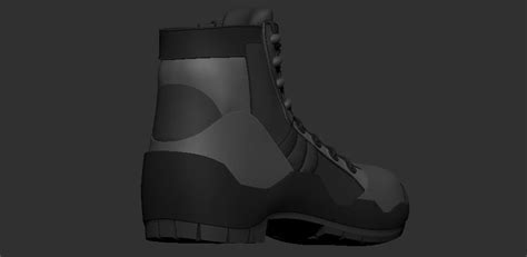 Soldier Boots High Mesh 3d Model Cgtrader