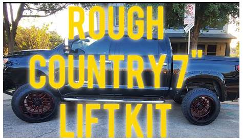 Rough Country 7" inch lift kit. - YouTube