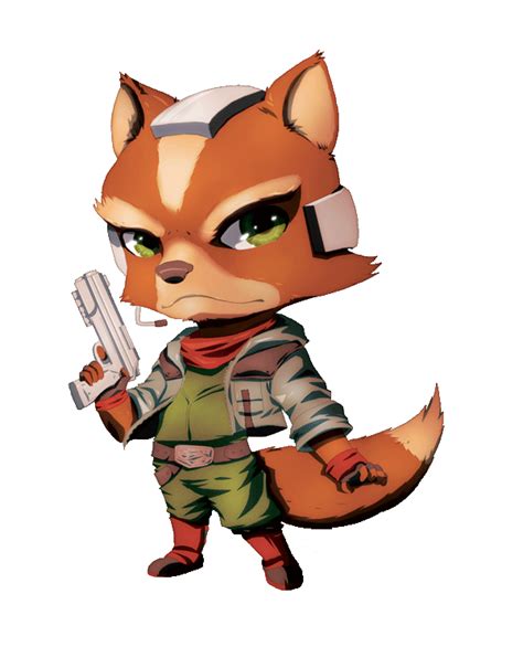 Fox Mccloud From Star Fox Game Art Game Art Hq