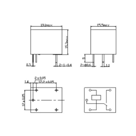 Relay Srd 05vdc Sl C 5v Dc250v Ac 10a Ampuleu