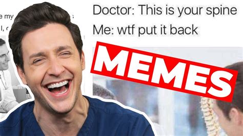 doctor reacts to funniest medical memes youtube