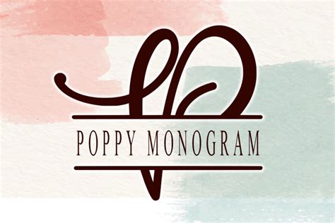 Poppy Monogram Font