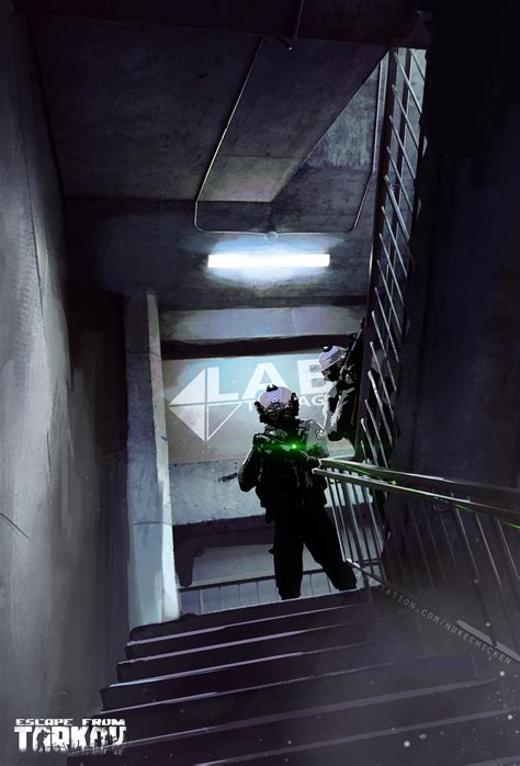 Oc Escape From Tarkov Fan Concept Art Stairway Escapefromtarkov