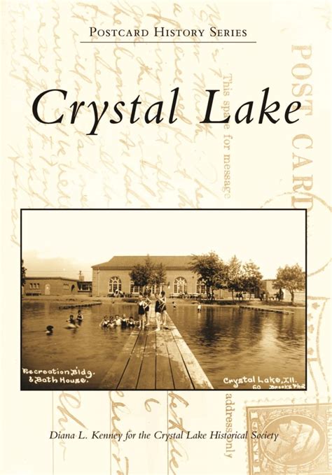 Vintage Postcard Book Of Crystal Lake Crystal Lake Historical Society