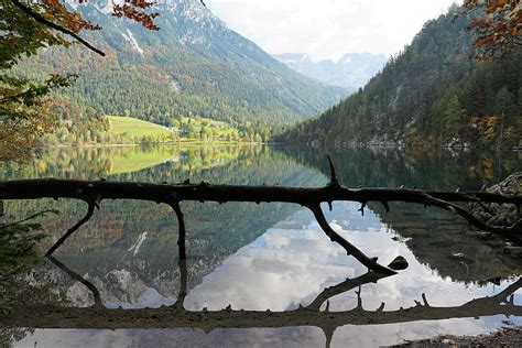 Ellmau Scheffau Austria Lake Landscape Nature Mountains Alpine
