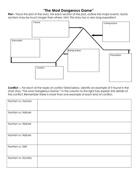 Plot Structure Worksheets