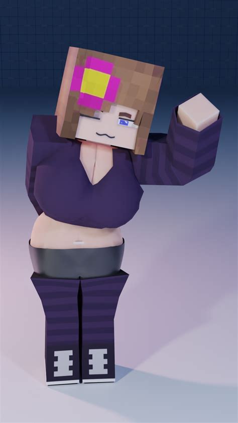 Jenny Mod 3d Model Beta Minecraft Fan Art 44883095 Fanpop