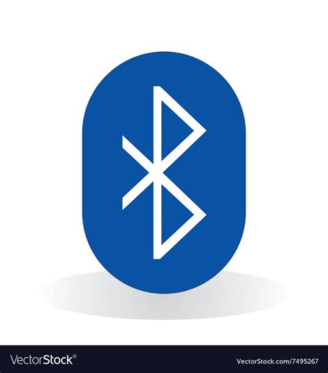 Bluetooth Icon Royalty Free Vector Image Vectorstock