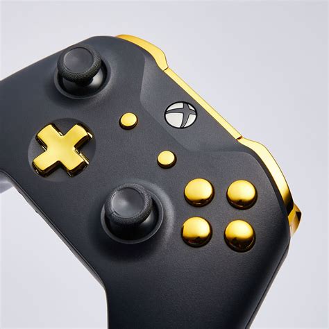 Xbox One Console With Custom Gold Controller And Games