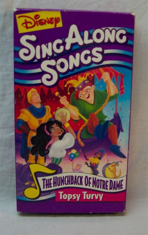 Disney sing along songs are a series ofvideos, laserdiscs anddvds with musical moments from variousdisney films, tv shows and attractions. Walt Disney Sing Along Songs THE HUNCHBACK OF NOTRE DAME TOPSY TURVY VHS VIDEO 786936007039 | eBay