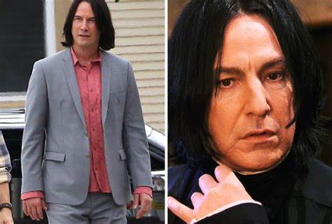 3 Eerie Reasons Why People Have Started Confusing Beardless Keanu Reeves For Severus Snape Ab